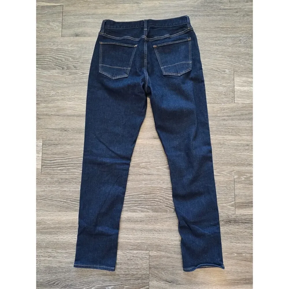 Banana Republic Travel Jeans 31x32 Slim Fit Dark Wash Stretch Denim Minimalist